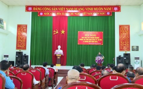 HUYỆN THỌ XUÂN: HỘI NGHỊ GẶP MẶT CÁC DOANH NGHIỆP THÔNG TIN TÌNH HÌNH KINH TẾ - XÃ HỘI 6 THÁNG ĐẦU NĂM 2024