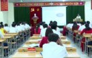 BÍ THƯ HUYỆN ỦY LÊ ĐÌNH HẢI TRỰC TIẾP TRUYỀN ĐẠT KIẾN THỨC BỒI DƯỠNG NGUỒN CÁN BỘ CHỦ CHỐT XÃ, THỊ TRẤN NHIỆM KỲ 2025-2030