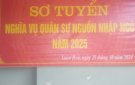 XÃ XUÂN HÒA: CÔNG TÁC CHUẨN BỊ KHÁM SƠ TUYỂN NVQS NĂM 2025