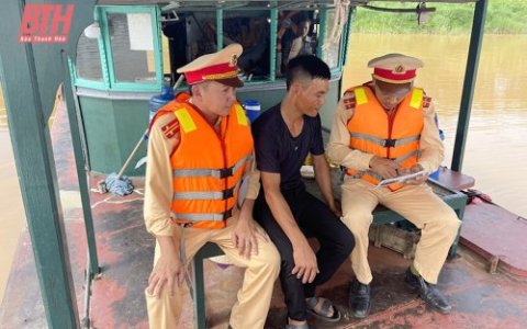 BẢO ĐẢM TRẬT TỰ, AN TOÀN GIAO THÔNG ĐƯỜNG THỦY MÙA MƯA BÃO