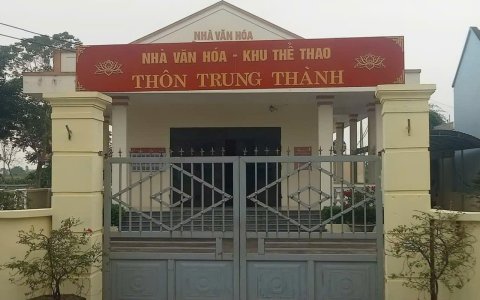 MỘT SỐ HÌNH ẢNH THÔN NTM KIỂU MẪU, THÔN TRUNG THÀNH, XÃ XUÂN HÒA.