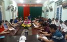 Xã Xuân Hòa giao ban công tác phòng chống thiên tai