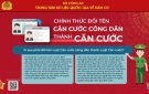 ĐƯỢC GIẢM 50% LỆ PHÍ KHI THỰC HIỆN CẤP ĐỔI THẺ CĂN CƯỚC TRỰC TUYẾN