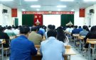 HUYỆN ỦY THỌ XUÂN: HỘI NGHỊ TẬP HUẤN HƯỚNG DẪN CÔNG TÁC CHUẨN BỊ TỔ CHỨC ĐẠI HỘI ĐẢNG BỘ, CHI BỘ CƠ SỞ NHIỆM KỲ 2025-2030